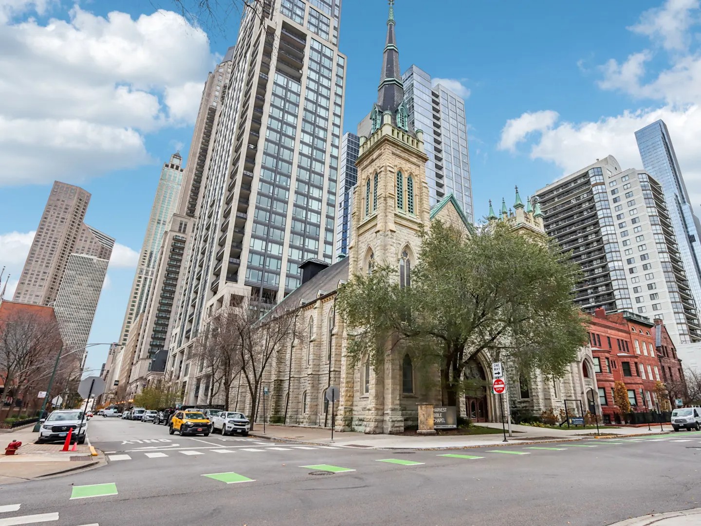 Downtown Chicage street view